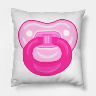 Pink Infant Baby Girl Pacifier Pillow