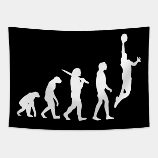 Awesome Evolution of Basketball Hoops Players Tapestry