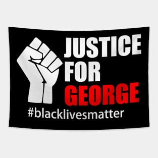 BLACK LIVES MATTER. JUSTICE FOR GEORGE Tapestry