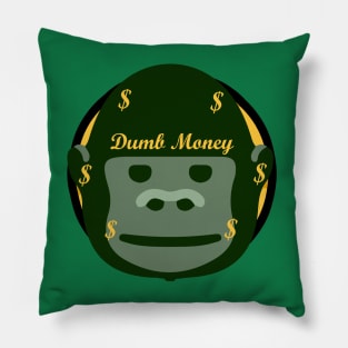 Dumb Money Ape Pillow