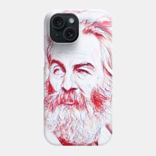 Walt Whitman Portrait | Walt Whitman Artwork Phone Case