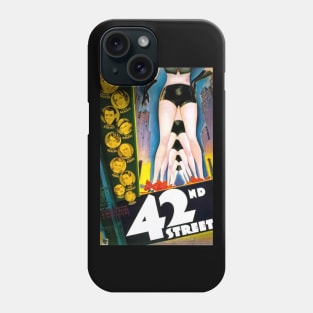 Restored 42nd Street Musical Advertisement - 1933 Phone Case