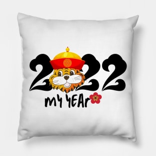 Cute baby tiger my year 2022 Pillow