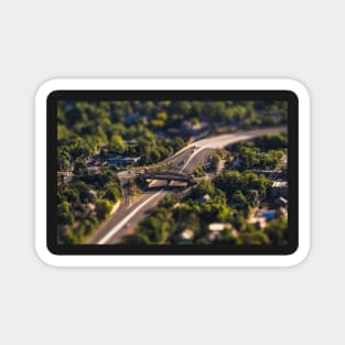 Highway With Tilt Shift Effect Applied Magnet