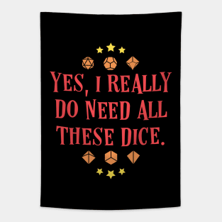 Yes I Really Do Need These Dice Board Games and Tabletop RPG Vault Tapestry