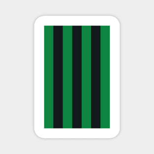 Celtic Retro 2006 Green and Black Striped Away Design Magnet