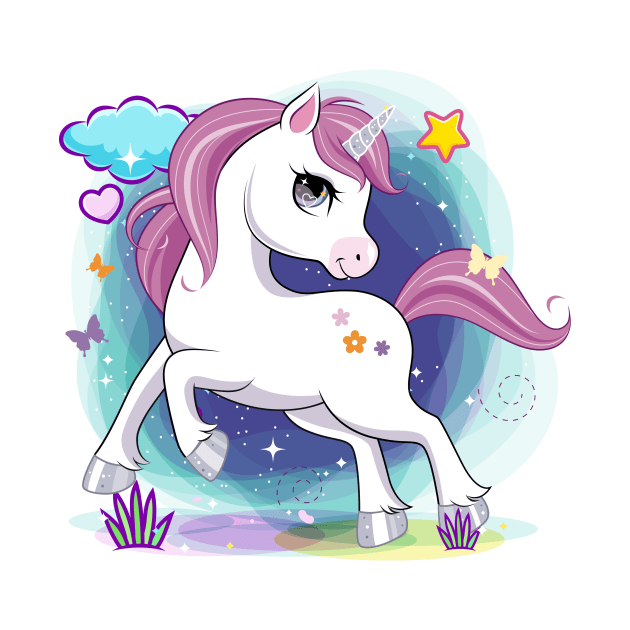 Unicorn cute by MShams13