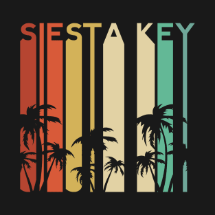 Siesta Key Florida Beach Retro State Summer Keys Vintage Miami Orlando FL Sun T-Shirt