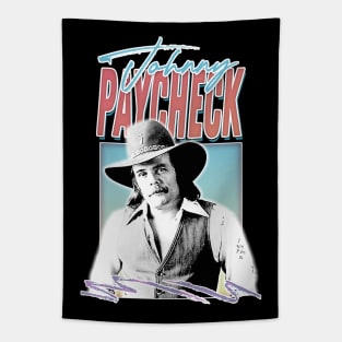 Johnny Paycheck / Retro Country Artist Fan Design Tapestry