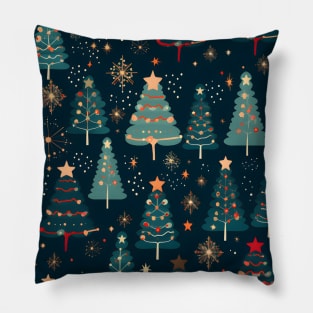 christmas tree pattern Pillow