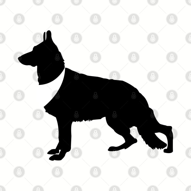 German Shepherd Dog Pattern Tan by JessDesigns