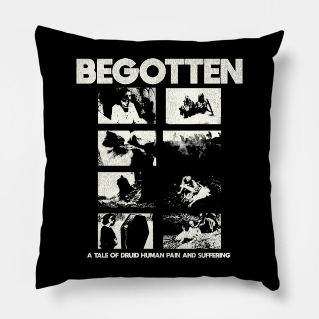 BEGOTTEN / Cult Horror Nihilism Film Pillow by darklordpug