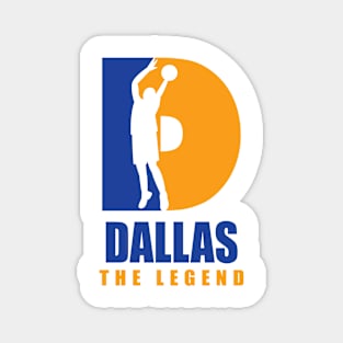 Dallas Custom Player Basketball Your Name The Legend Magnet