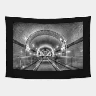 Old Elbe tunnel, Hamburg, Germany, Europe Tapestry