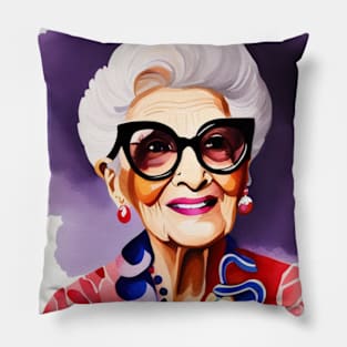 Iris Apfel Pillow