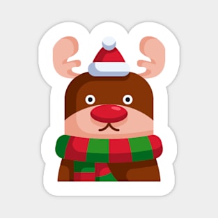 Reindeer Christmas Magnet