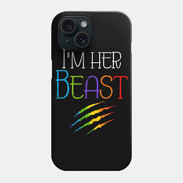 Queer Im Her Beast Lgbt Phone Case by hony.white