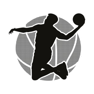 Basketball Player (black) T-Shirt