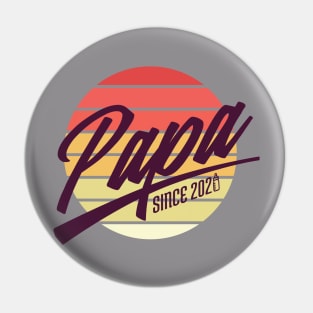 Papa since 2020 Pin