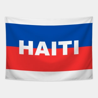 Haiti Flag Colors Tapestry