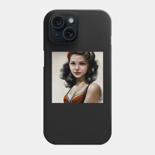 Top model from 1940s painting Phone Case