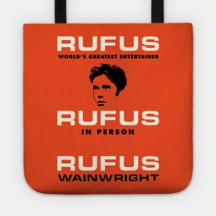 Rufus Wainwright The Greatest Entertainer Tote