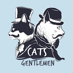 Gentleman duo cats T-Shirt