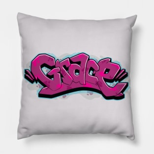 Grace graffiti name Pillow