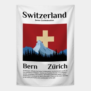 make a journey to Switzerland Tapestry