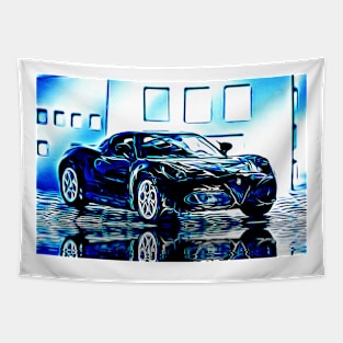 Alfisti Dreams ... Cuore Sportivo Tapestry