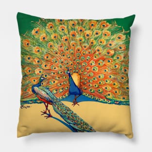 Rajputana India Vintage Travel Poster Pillow