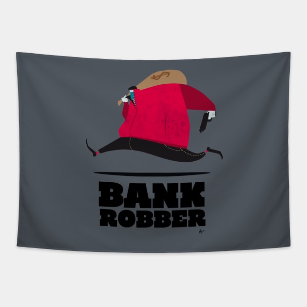 Bankrobber Tapestry by osvaldocasanova