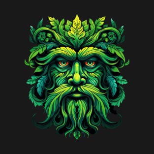 Traditional Pagan Celtic Greenman T-Shirt