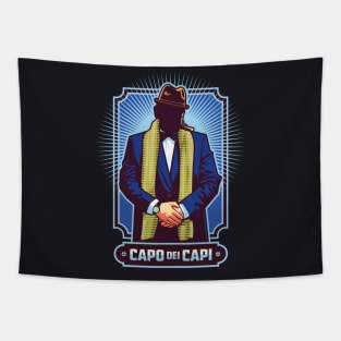 Character Metaphor- Mafia Mobster Capo dei Capi Tapestry