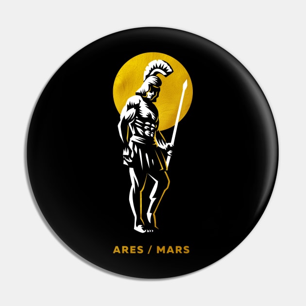 Ares / Mars Pin by DISOBEY