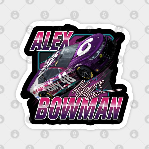 Alex Bowman Blister Magnet by art.Hamdan