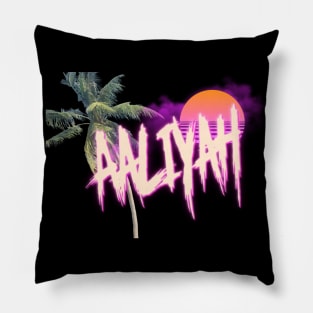 aaliyah pop rap Pillow