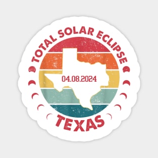 Texas Solar Eclipse 2024 Magnet