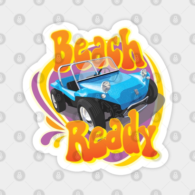 Beach Ready Buggy in blue Magnet by candcretro