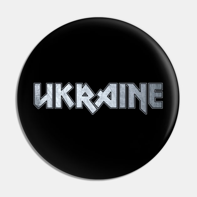Heavy metal Ukraine Pin by KubikoBakhar