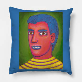 Pink Selfportrait Pillow