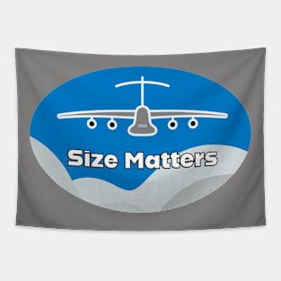 Size Matters - Aircraft Lovers Tapestry