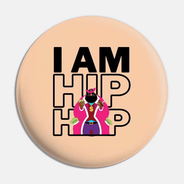 I Love Hip Hop Pin by François Belchior