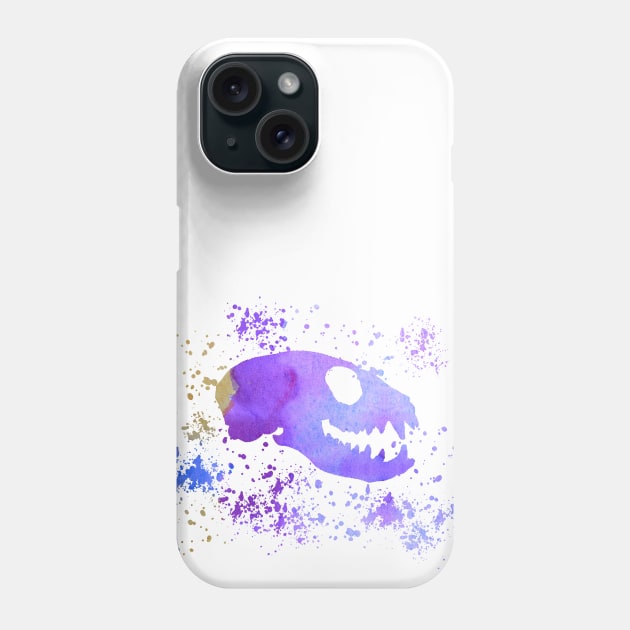 Meerkat Skull Phone Case by BittenByErmines