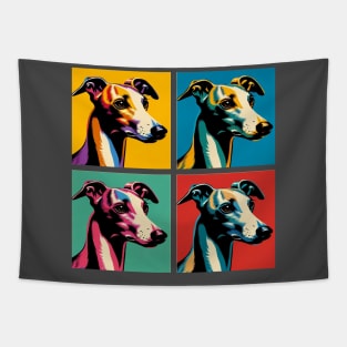 Whippet Pop Art - Dog Lovers Tapestry