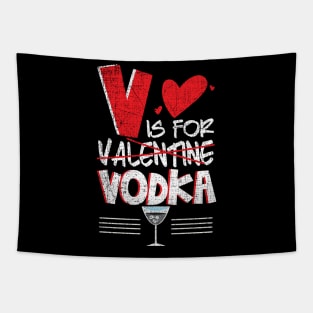 V is for valentine vodka Tapestry