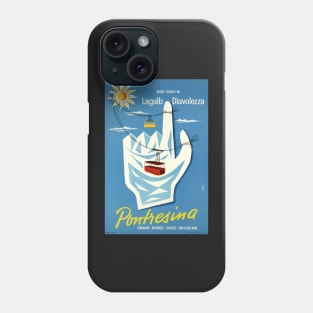 Pontresina, Lagalp Diavolezza, Engadin,Schweiz,Ski Poster Phone Case