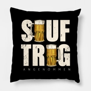 Sauftrag Angenommen - Jugendwort 2020 Pillow