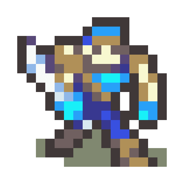 Mercenary Sprite by SpriteGuy95