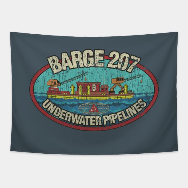 Barge 207 Offshore Pipelines 1958 Tapestry by JCD666